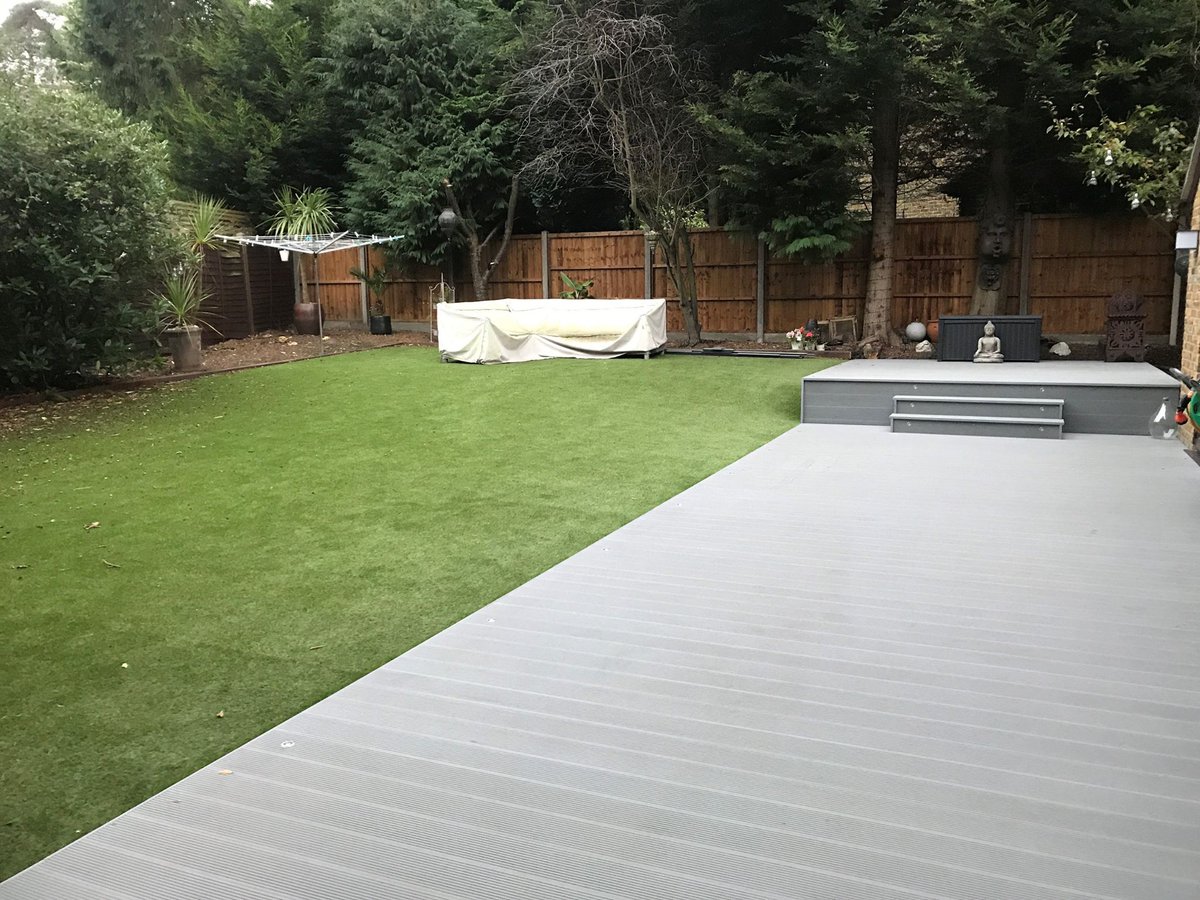 keburgardens's tweet photo. We love this installation by one of our customers using the @SaigeDecking Light Grey Composite Decking Boards https://t.co/rUYruchsBt
