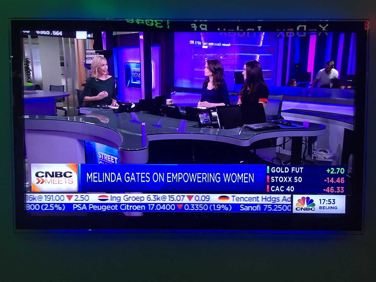 TaniaBryer's tweet image. On @StreetSignsCNBC this AM talking about my @CNBCi Meets @melindagates episode tonite 10pm UK 11pm CET ch 505 Sky #rareinsight #inspiring