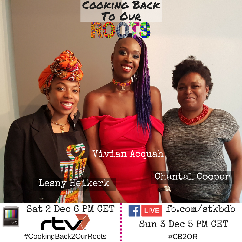 #CookingBackToOurRoots with <a href="/charleneaustin1/">Charlene Austin</a> will air on Sat Dec 2, 2017 6 PM <a href="/RTV7/">rtv7</a> + Sun Dec 3, 2017 5 PM FB Live (FB.com/stkbdb ) #Diabetes #CB2OR #BesteDiabetesidee #NutritionAdvocate #Rolemodel #Spreker #Speaker #Rolmodel <a href="/vivalavivenl/">Vivian Acquah CDE® Certified Diversity Executive</a> <a href="/stkbdb/">STKBDB</a>