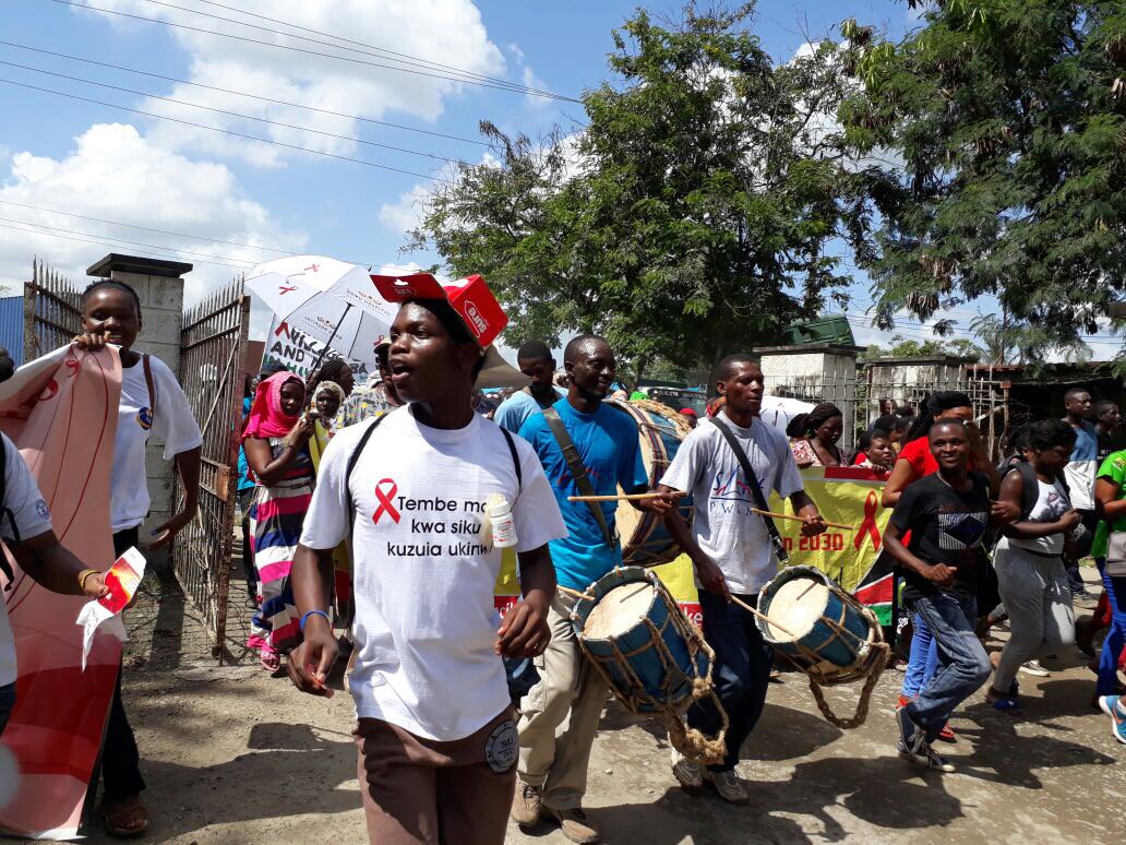 SAFE Pwani are taking part in the #WorldAIDSDay event in #Mombasa today. Working with coastal communities to end the stigma of people living with HIV/AIDS.
