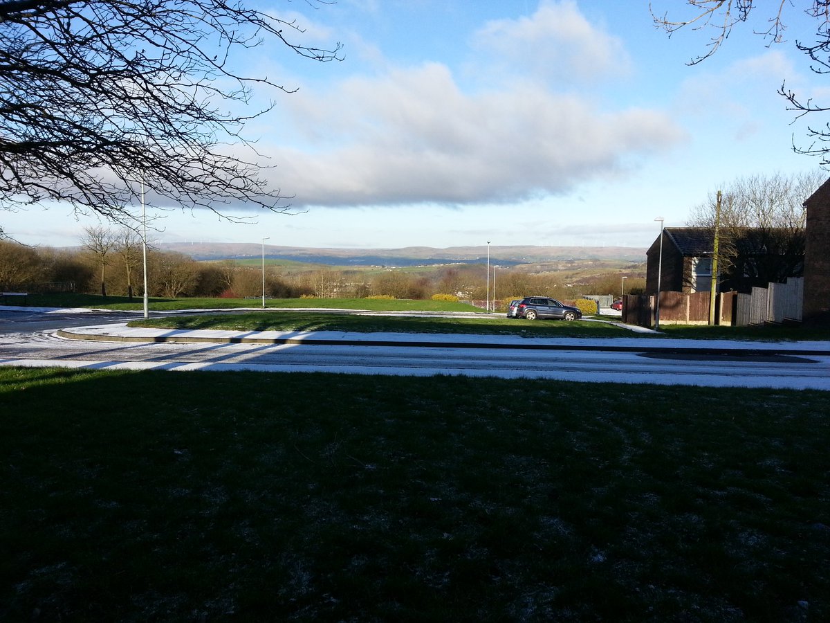 Wintery and fresh in sholver this morning