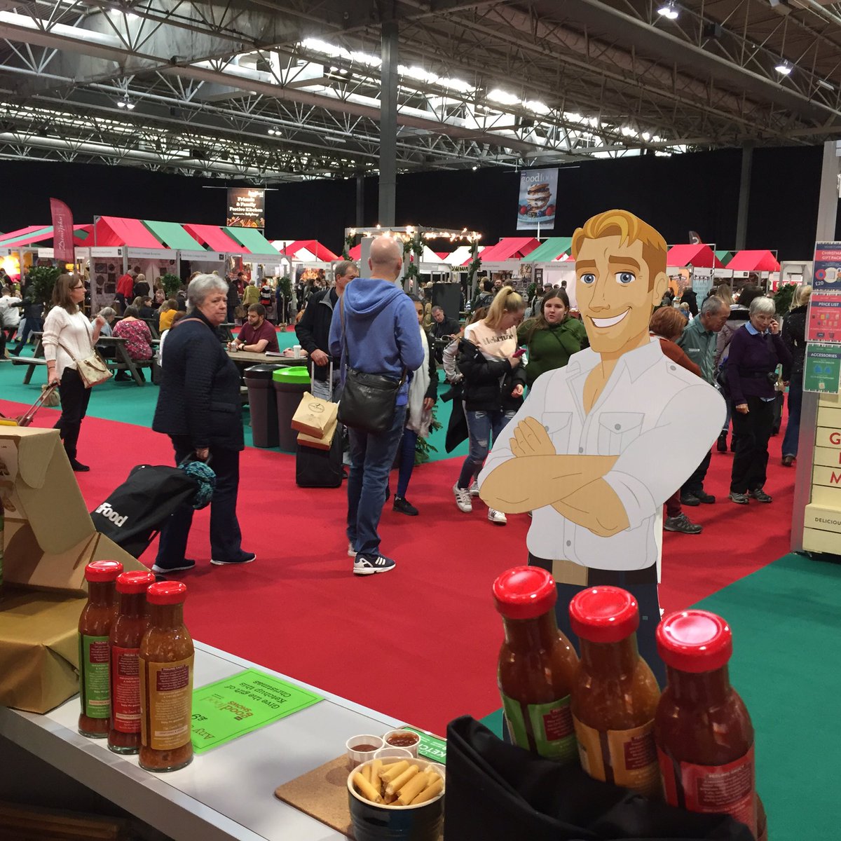 iamthesauceguy's tweet photo. BBC Good Food Show. Yeah baby yeah #feelgood https://t.co/sM8mAKwsbj