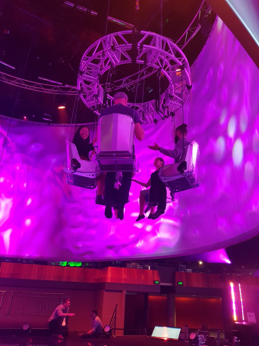 BaylyGroup's tweet photo. Skylab experience. Discussing all the important things...in the air. It's amazing how you think when your shoes are off and feet in the air!

#c2preview #C2MEL18 https://t.co/NTlFjWyUbR