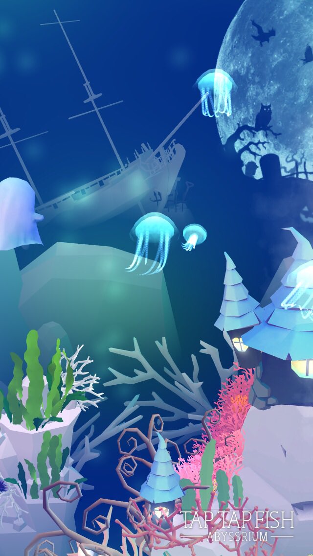 My Moon Jellyfish:) 
#taptapfish
Download: onelink.to/jhe4sh