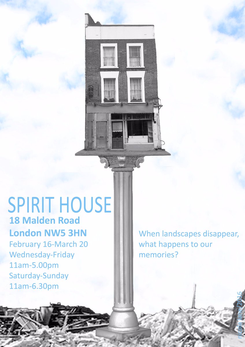 nicolalane3's tweet photo. #CamdenIsCulture Camden Council's pop-up shop project enabled my 6th &amp; last post celebrating #mylocalculture: 2017's SPIRIT HOUSE, a shrine for spirits of place &amp; shelter for community memories: https://t.co/8WzjDFmqs2 Check it out here: https://t.co/9SfHTup3uX https://t.co/gbeAqp5gPA