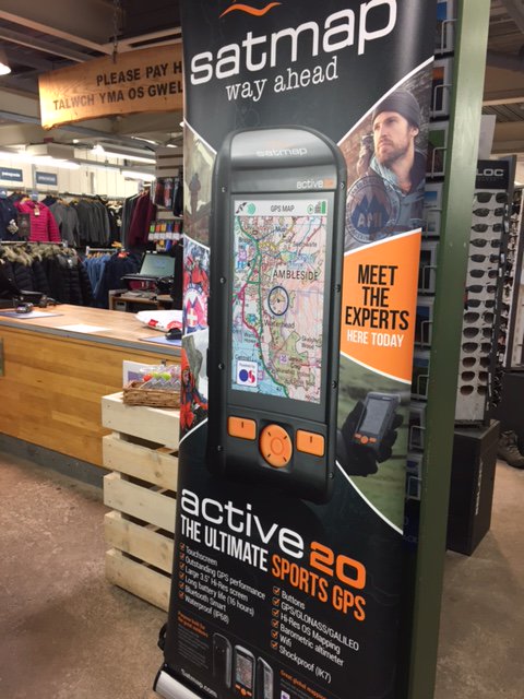 Come to #betws to meet the #GPS experts from #satmap. Today only. Spread the word...