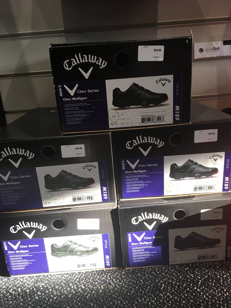 LeamingtonPro's tweet photo. NEW STOCK! Callaway Chev Mulligan shoes now in - just £64.99 a pair https://t.co/X0pMWOKenS