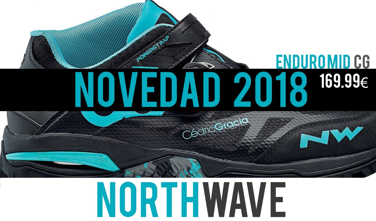 Nuevas #Northwave 2018 ya en tienda. <a href="/cedric_gracia/">Cedric gracia Oakley</a> ha diseñado estas zapatillas #EnduroMid_CG a su gusto, te gustan?  #NorthWave #Wearebimont #Novedad #EnduroMid_CG 169.99 €