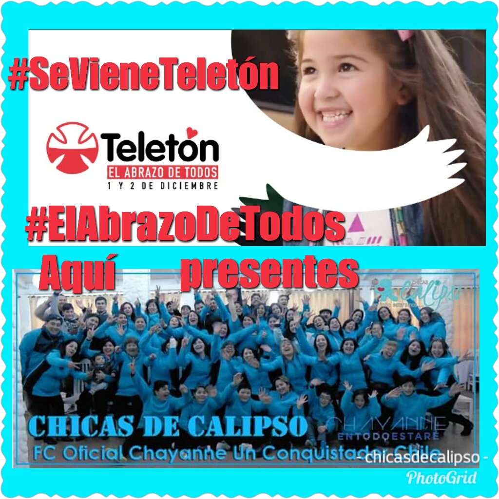 JuliaDiazPerez's tweet photo. @RadioDisneyLA gracias #RDChile por #QueMeHasHecho @CHAYANNEMUSIC @WisinOficial @CHICASDECALIPSO @Teleton #SeVieneTeleton #ElAbrazoDeTodos 😍🎵🎶🎼🎤 https://t.co/AcgS4cFn9q