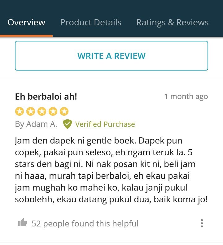 RDisRaden's tweet photo. Found this on lazada review. Betul jgak ape ekau cakap tu jang https://t.co/JWXCik9t5W