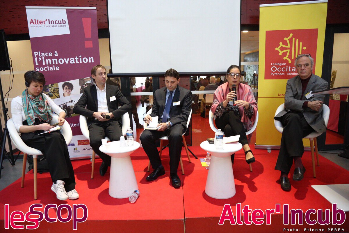 AlterIncub's tweet photo. Atelier 1 #RIIS3 #Montpellier Quelles stratégies pour accompagner l'accélération de croissance ? Animé par Denis Stokkink @PLS_News avec Christine Spernbauer @impacthub / Nicolas Merle @Bpifrance / Andon Kalibatsev / Amélie Rafael @amelierafael https://t.co/1D3DtPK56K
