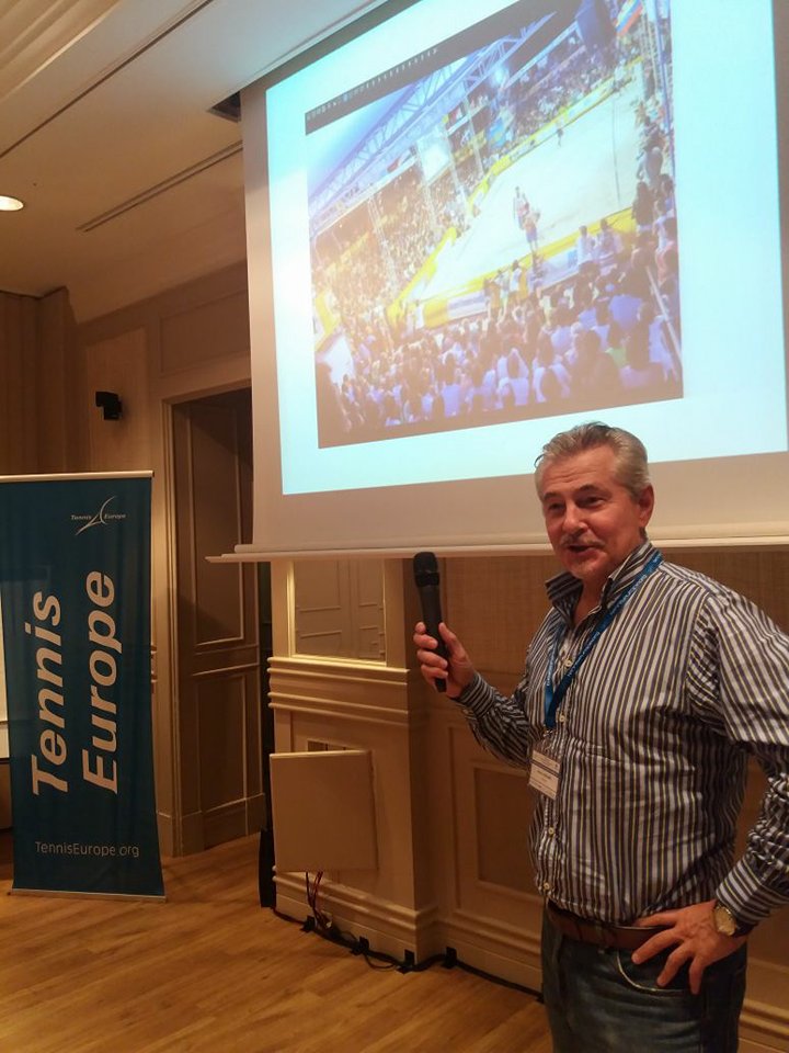 Mr. Vikharev spoke about beach tennis at the Tennis Europe Junior Tour &amp; Tennis Europe Pro Tennis Tour Conference in La Manga, Spain tennis-russia.ru/beach/news/358