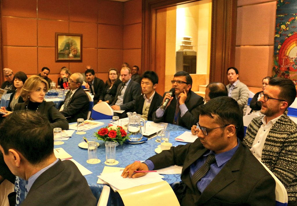 UNDPNepal's tweet photo. Clarifying questions and issues regarding content of post-flood assessment report and approaches to disaster risk reduction in Nepal overall at #PFRNA launch #DRR #Nepalfloods2017 https://t.co/FrIs0I6Uep