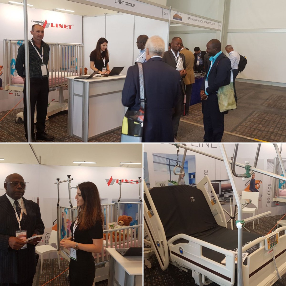 linetmea's tweet photo. 2nd day of the SICOT Orthopaedic World Congress 2017 hosted in Cape Town. Our highlight is the traction frame on Eleganza 2 med/surg bed and TOM 2 pediatric bed. #linetcares #sicot #OWC2017 #OrthopaedicWorldCongress2017 #OrthopaedicWorldCongress #capetown https://t.co/9fMt1NSkXH