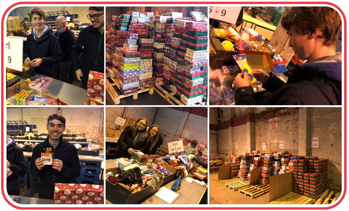 Some of the team from <a href="/CEMEX_UK/">CEMEX UK</a> Concrete Products were getting in the Christmas spirit last week whilst lending a hand to <a href="/OCC_UK/">OCC_UK</a> and <a href="/SamsPurseUK/">SamsPurseUK</a>, helping to sort and pack Christmas shoe boxes for underprivileged children all over the world #lendahand #CEMEX