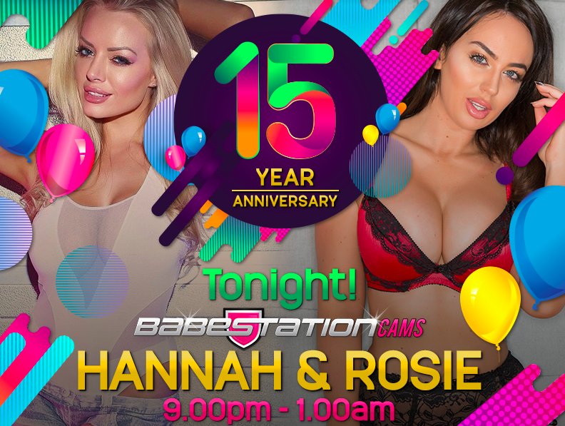 Join @hannahclaydon13 and @RosieLee_bs in celebrating our 15th Birthday tonight on https://t.co/zfPHiKJk2K 🎉

#BabestationBirthday https://t.co/b2DTSGc5tB