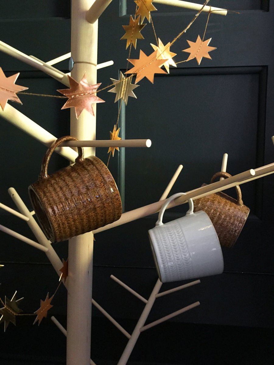 denbypottery's tweet photo. A Studio Craft and Natural Canvas mug tree #christmas #mugtree https://t.co/CniuhdscFH