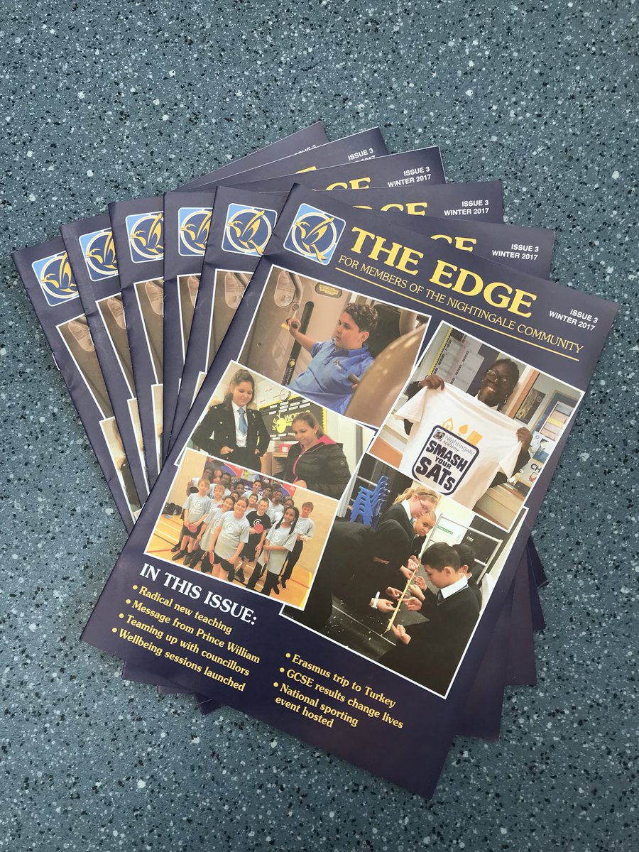 Nightingale_NTA's tweet photo. Our @Nightingale_NTA Edge 3 Magazine ready for distribution... #bestprimaries #primaryliason #Christmas #BeKindAlways https://t.co/sC2ioRygs3