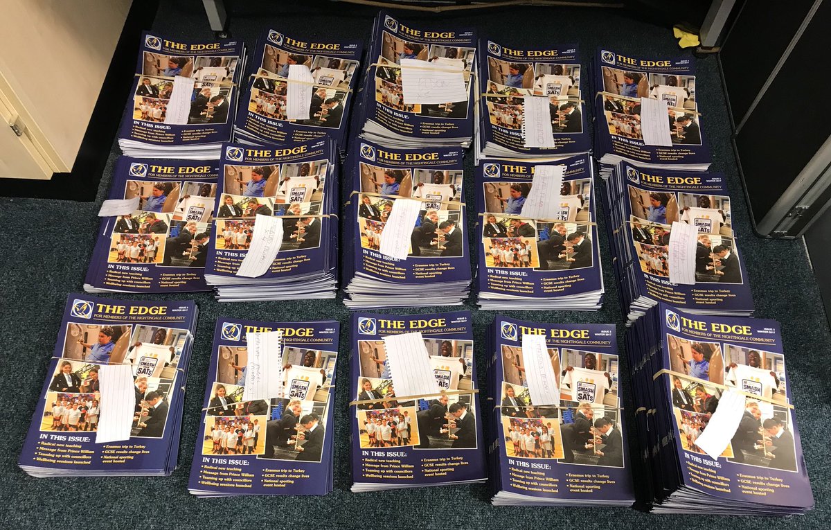 Nightingale_NTA's tweet photo. Our @Nightingale_NTA Edge 3 Magazine ready for distribution... #bestprimaries #primaryliason #Christmas #BeKindAlways https://t.co/sC2ioRygs3