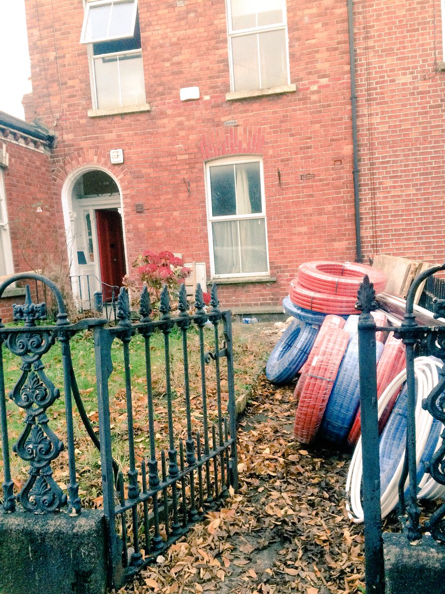 PlumbTechIRL's tweet photo. Conversion into 4 flats all independently controlled. 2Boilers linked, low loss header, 4smart heating metres, 4 unvented cylinders, 2 cold water booster pumps.#Housebashing #plumber #Heating #PlumbTechIRL #Weekendshereagain https://t.co/LEDOWolmWS