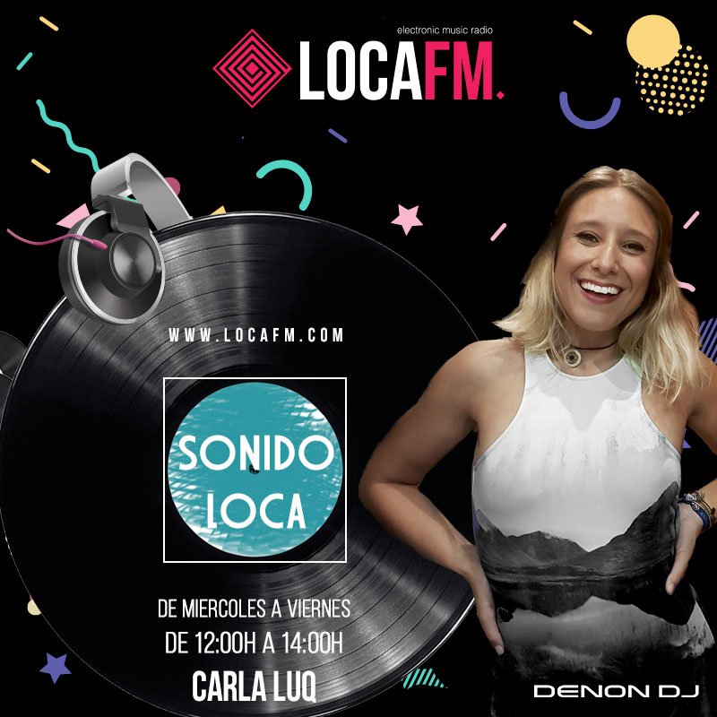 locafm's tweet photo. 👾👾 @luqcarla a los mandos del estudio de #LocaFm hasta las 14!! Conéctate en 👉 https://t.co/HR8oxhkPIx  👈 @denon_dj #Madrid #FelizMiercoles #Diciembre https://t.co/PonZsx11p9