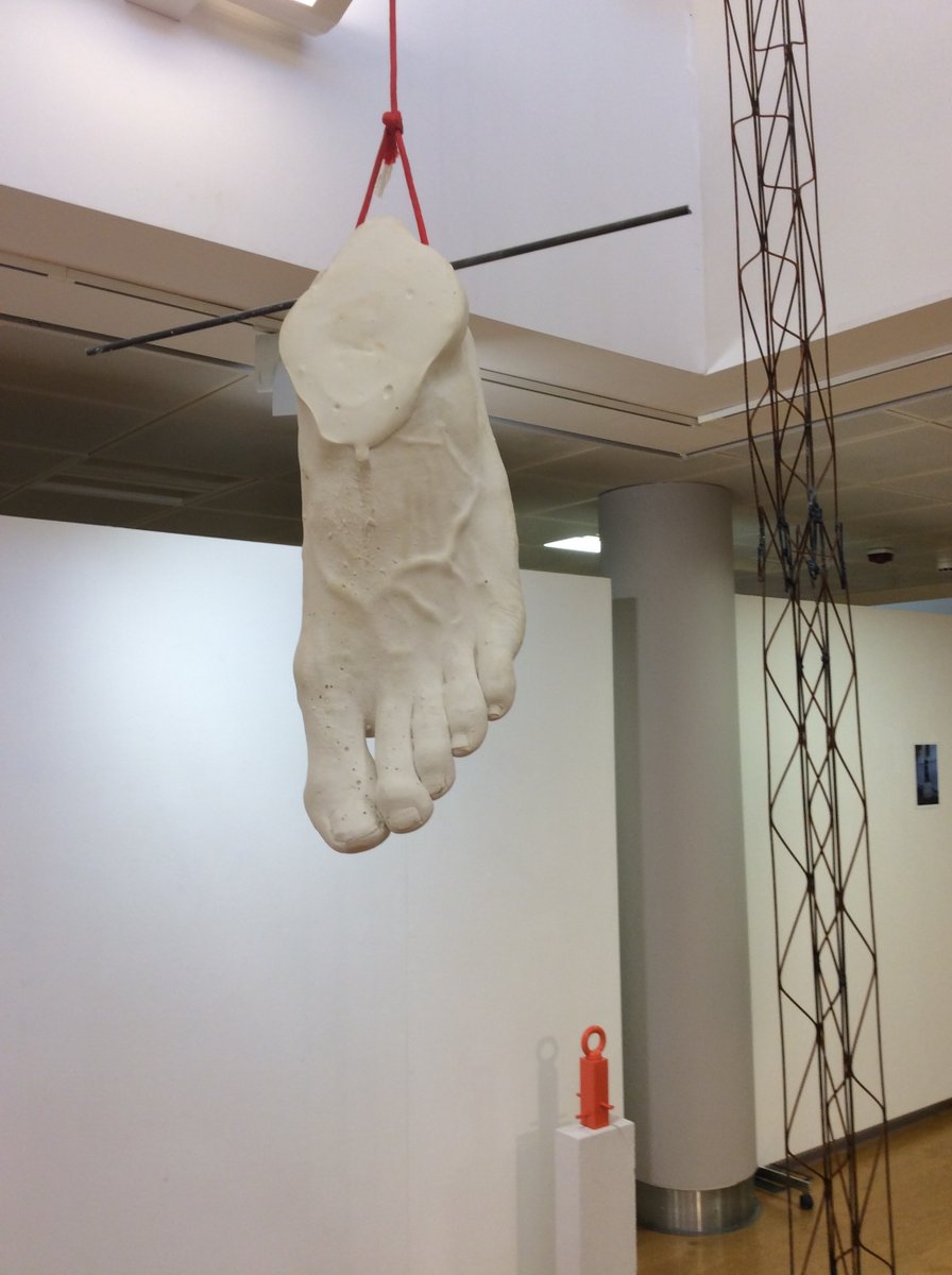 PMSA_Sculpture's tweet photo. TWO SHOWS to SEE! DONT MISS @HarlowSTAIR #ifitstartstofall.. @GibberdGallery2 NOW! Finn is #inaugural #artistinresidence #harlowarttrust #STAIR01 and CATCH our KIDS exh #harlowhopscotch LOTS of great ART from Finn's inspiring workshop #PMSAeducation #harlowsculpturetown https://t.co/2GEAB4DrcA