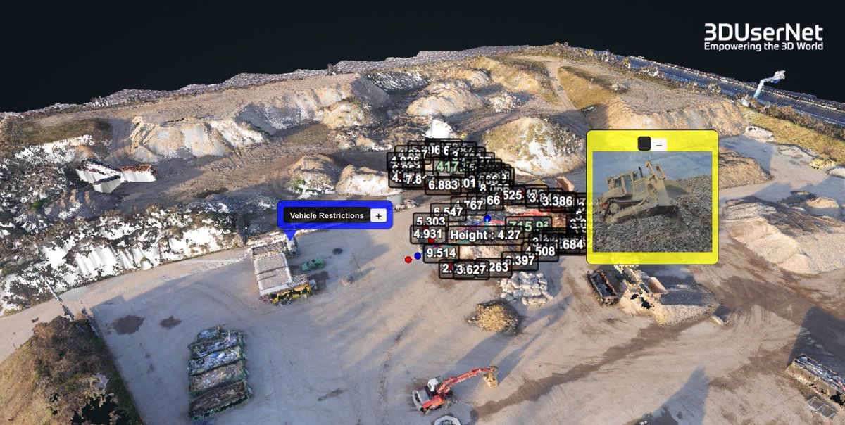 3dusernet's tweet photo. Have you seen our interactive gallery? Take a spin around the #pointcloud &amp; #models &amp; see what you can share with guest users!

Need to share #stockpile analysis &amp; management information with clients or contractors? All possible with #3DUserNet  https://t.co/lRk3Ekeq6g https://t.co/NOa6G3WEJy