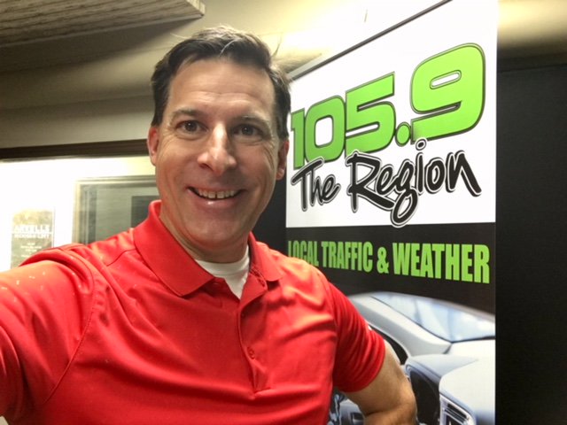 1059TheRegion's tweet photo. Our man @JimLangSports is wearing #redforchange today. And he wants you to do the same in support of #WorldAIDSDay @OutreachACYR @YRP @RED #localradio #1059theregion #YorkRegion https://t.co/7OONXuNQew