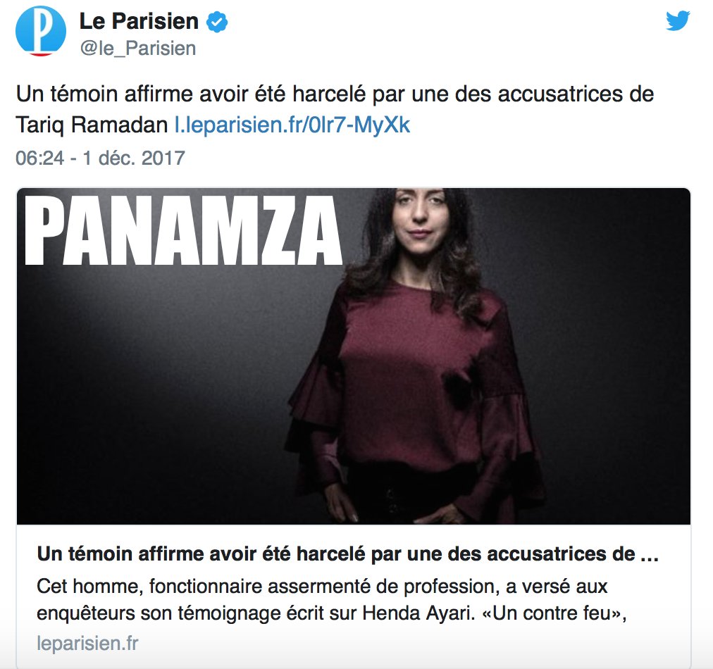 Affaire Ramadan : un fonctionnaire affirme que la plaignante Ayari l'avait harcelé et menacé de déposer plainte pour viol