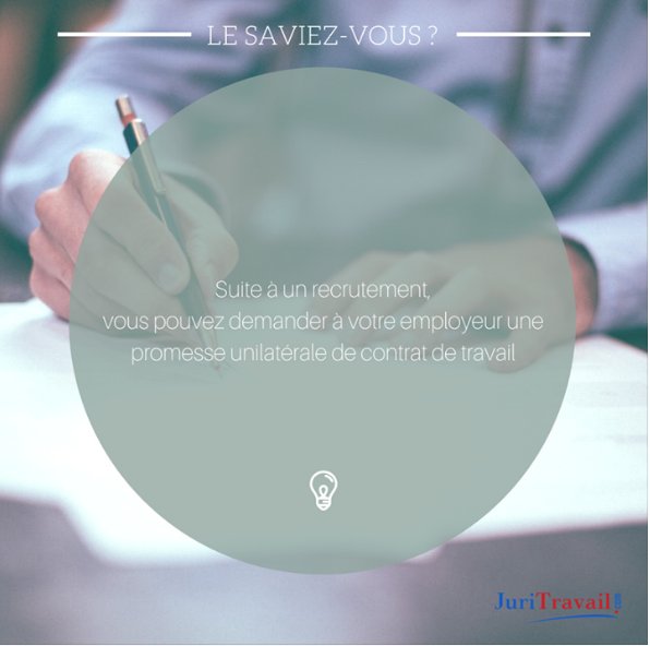 Juritravail's tweet photo. [LE SAVIEZ-VOUS ?] 💡
Différence entre #PromesseDembauche et promesse de #ContratDeTravail
https://t.co/hiBLC2LYyM https://t.co/hp2AyNuQ6F