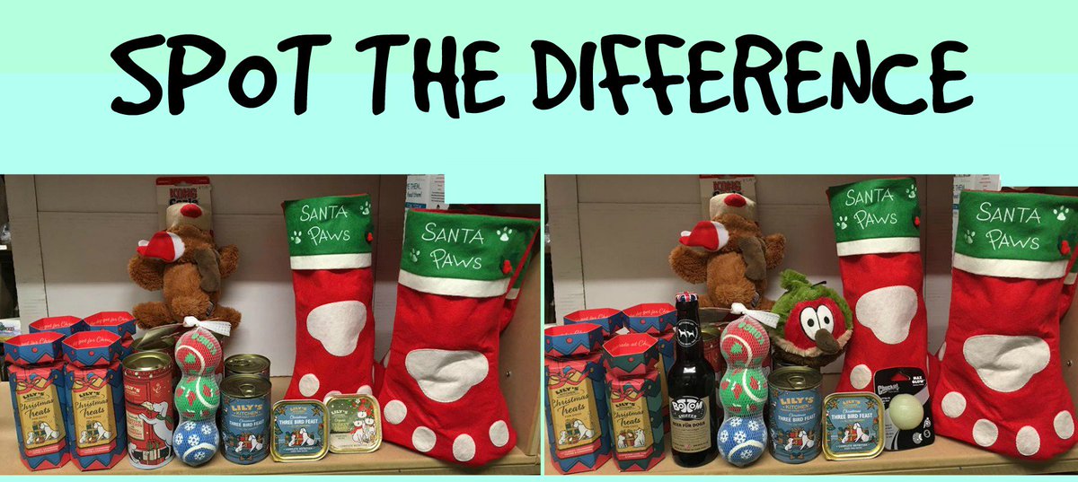 ThatPetPlaceUK's tweet image. SPOT THE DIFFERENCE! Retweet if you manage to find all 4 differences :D Good Luck! #SpotTheDifference #Christmas2017 @WarksTN @visitalcester @Xav_Anderson @mustardmashltd @Mr_Simms_Hx @NothingButGrape @CoffeePleaseUK @Alcester_Food @Stratforward @2MaddBags @DiscoverGather