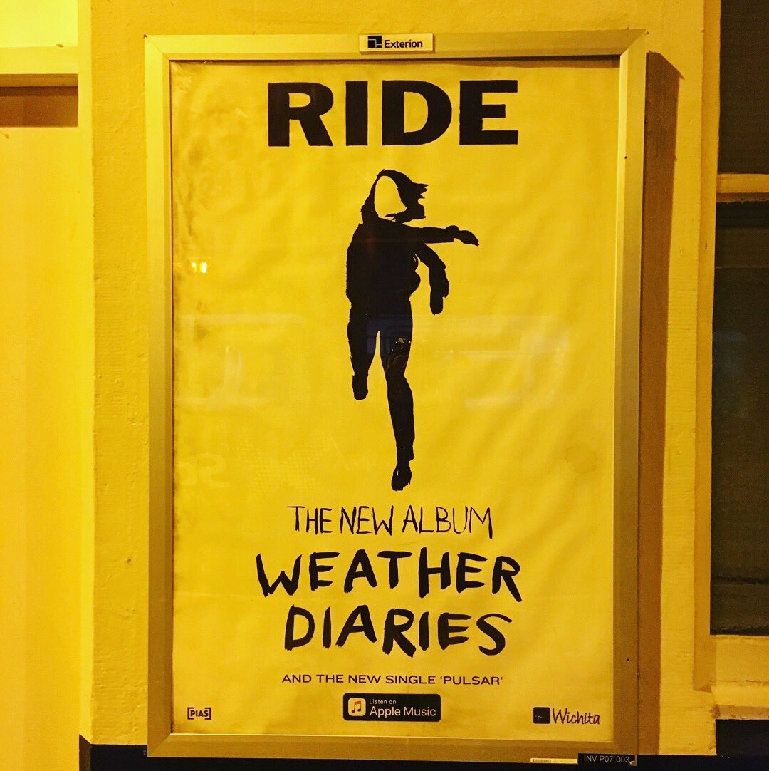 rideox4's tweet photo. Ride posters popping up on Glasgow’s subway and Inverness station? Must mean it’s two weeks until the Aberdeen Garage &amp; Glasgow Hydro shows! Dates and tickets at https://t.co/rtdQg8lqi1, Glasgow show is with the almighty Mogwai 🤘Thanks for the spot Craig &amp; @RossMcewan16 👀🙏 https://t.co/wBKXJFzmol