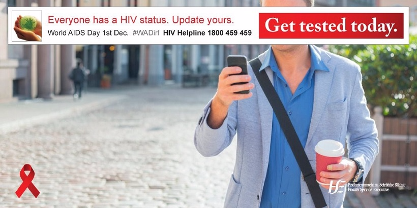 IrishFPA's tweet photo. Everyone has a HIV status. Update yours - get tested today. #WADirl #WorldAIDSDay https://t.co/vMGYtKUUu4 https://t.co/SnNggeNx62