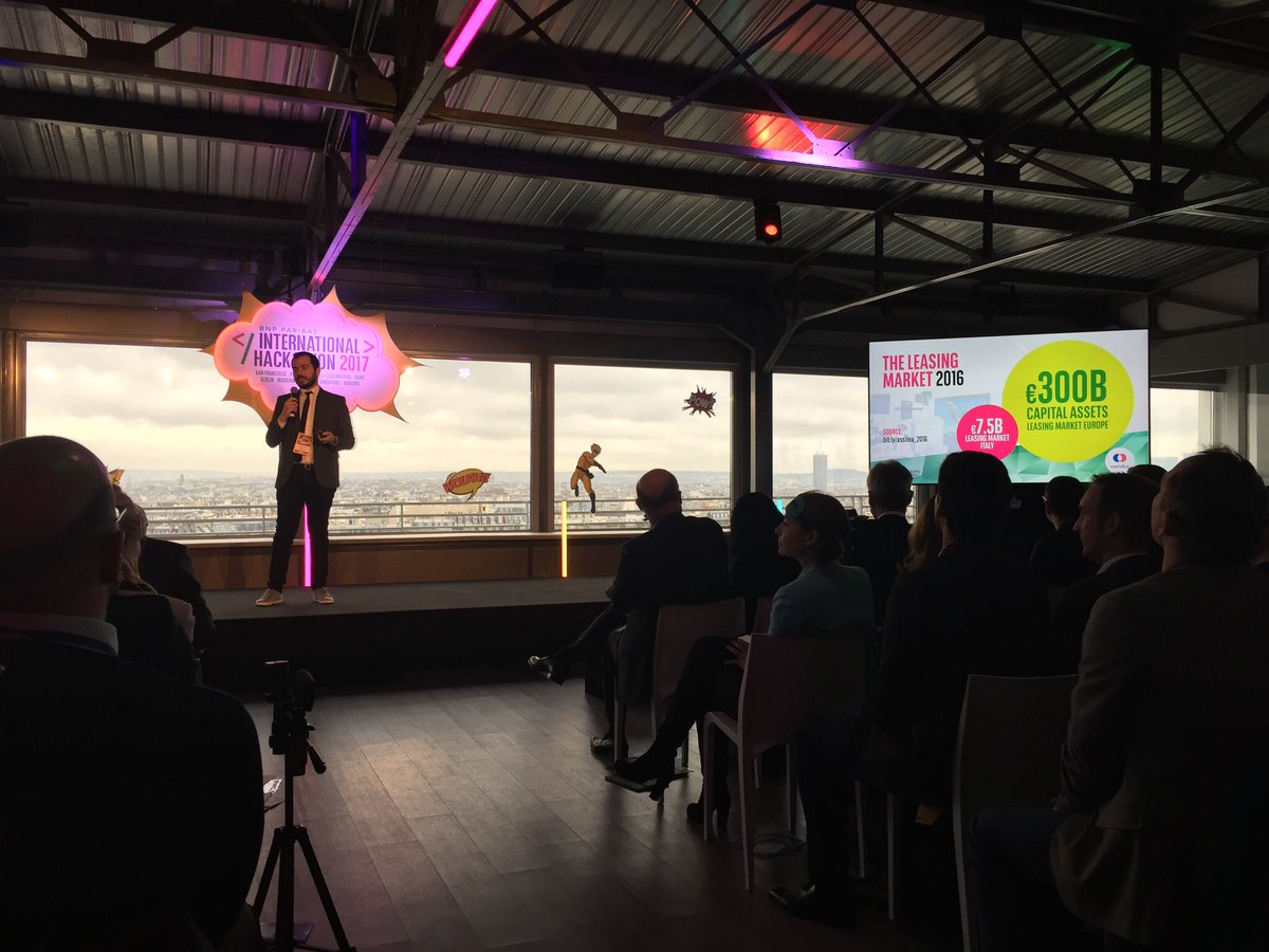philippe_tilkin's tweet image. Mundeua startup of our Italian colleagues.... well done :) #InternationaHackathon @BNPPLeasing