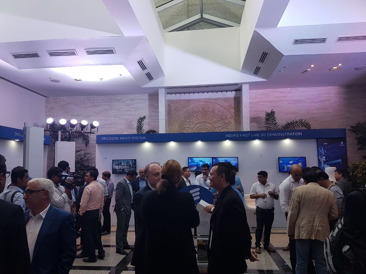 EricssonIndia's tweet photo. Let's join the journey to #5G! Check out the glimpses from #EricssonConnect2017 #Mumbai - showcasing Live #5G demo and other key #5G technologies! https://t.co/uAdUQBpGUK