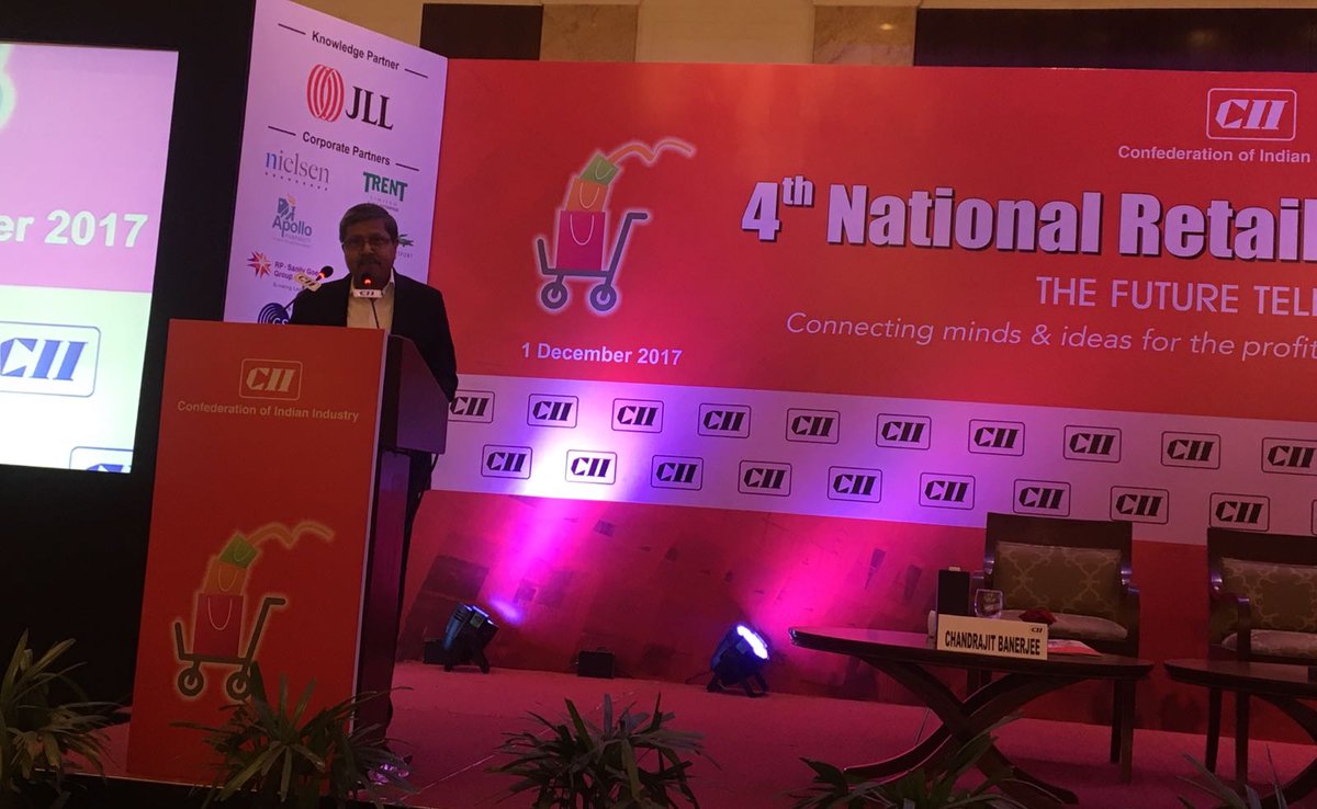 CIIEvents's tweet photo. This is one of the best times for retail as a sector as well as for entrepreneurial endeavors. The ecosystem has never been better~@iyerkrish, President & CEO @walmartindia #RetailSummit2017 https://t.co/cwUTHFahIJ