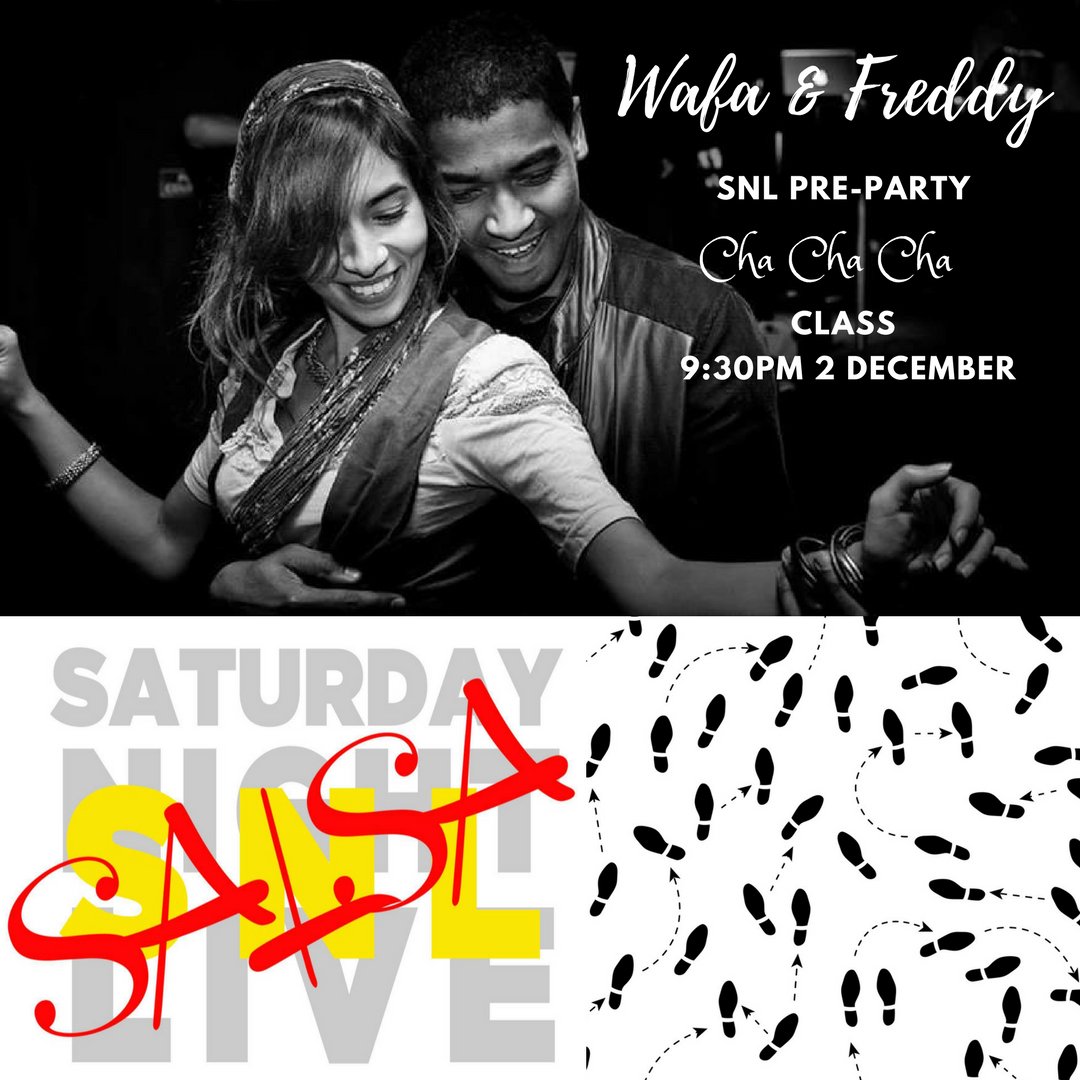 SNLsalsaHK's tweet photo. SNL pre-party Cha Cha class SAT2DEC https://t.co/oFRhRD9rTe