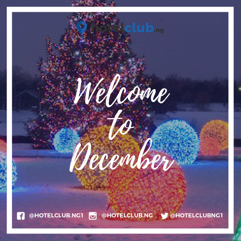 HotelClubNG1's tweet photo. It's December the last month of this amazing year that birthed hotelclub.ng. 
We look forward to an awesome December event... Watch this space. 
#hotelsinnigeria #hotelsinlagos #hotelsinabuja #hotelsincalabar #hotelclubng #hotelclubs #hotels #hotelrooms #rooms #retreat #resorts https://t.co/3mJ3zDxb6G
