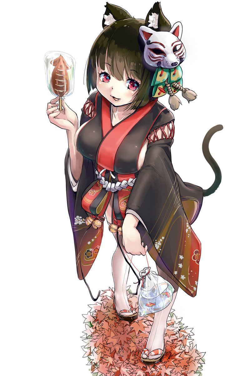 山城ちゃんのあきまつりにゃん♪

 #アズールレーン 