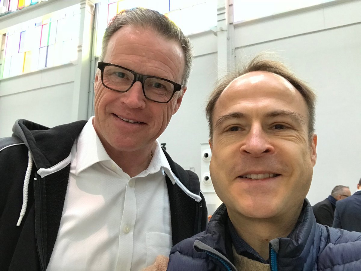 hjstark's tweet photo. @sbbnews: With the big boss - what a great company to work for!!! https://t.co/Y6CTgIbTrY