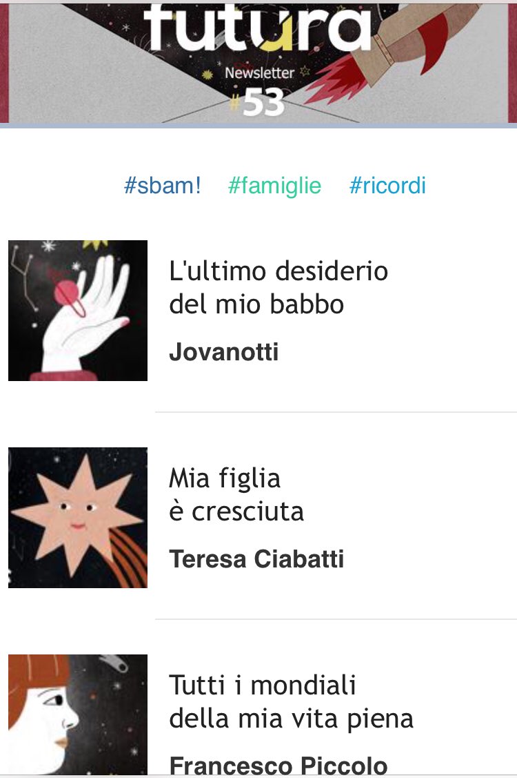 #FuturaCorriere fa un anno. E questa settimana è davvero spaziale, nelle parole e nelle immagini