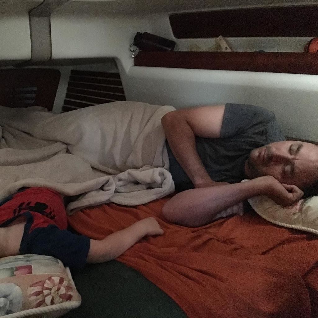 EarthPermit's tweet photo. He fits! #sailboat #sleeping Where do you sleep on your sailboat? #vbirth #unschooling #earthpermit #undocumentedhuman #anarchyelectric #liveaboard #blockchain #bitcoin #ethereum #windisfree #sailing https://t.co/rlVedeP5gb https://t.co/tsOuAfjRTe