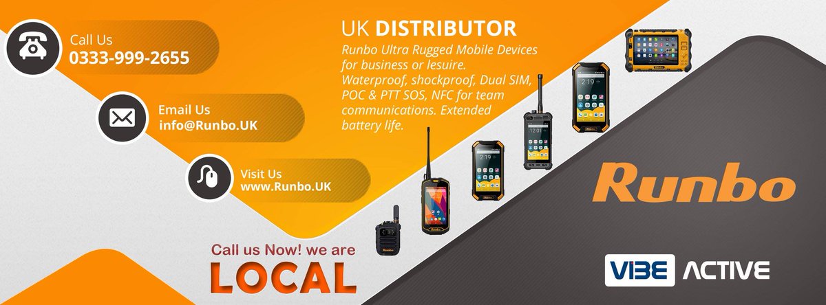 RunboUk's tweet image. Runbo are the market leaders for "Rugged" devices ensuring that you stay communicating no matter what the industry or environment you are in. 
Runbo offers mobile devices and accessories for those who place high demands on durability. runbo.shop
