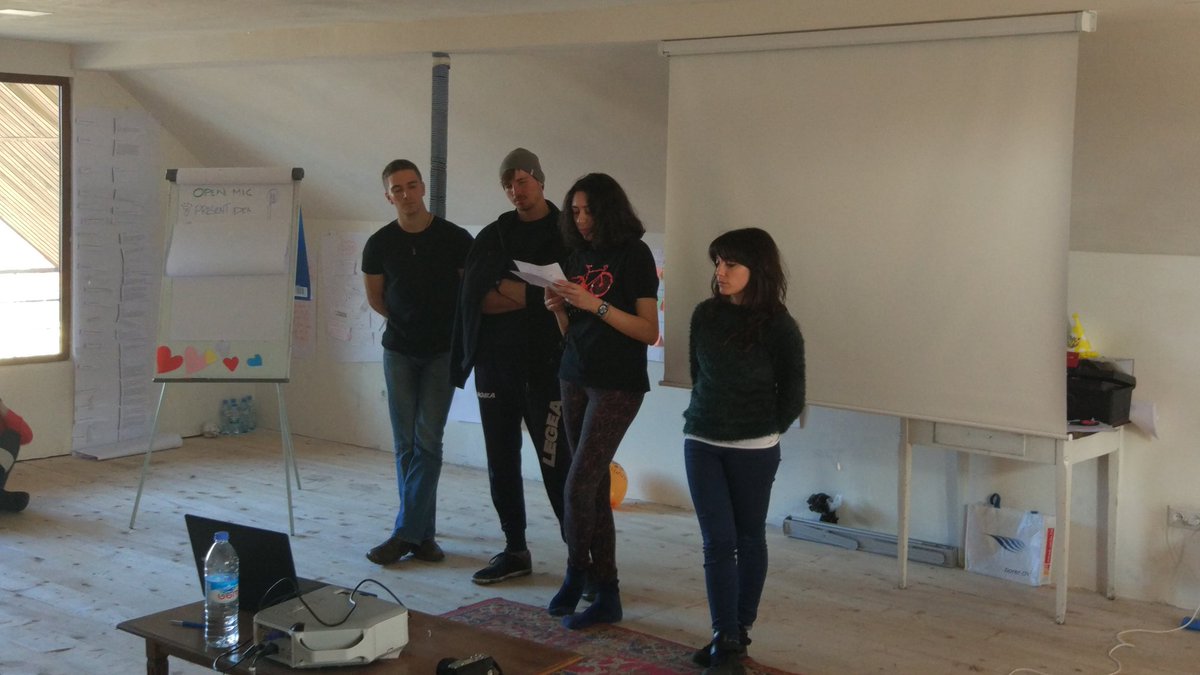 EuroBugInt's tweet photo. Teams presenting National Action plans addressing Labeling in their countries... @leargas @erasmusplus #CreateYouthSide
#Eurobug https://t.co/m8rKWeu3kR