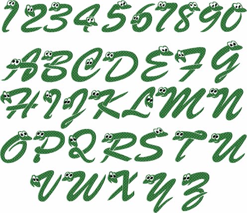 Snake Letras Snake Lettering Font