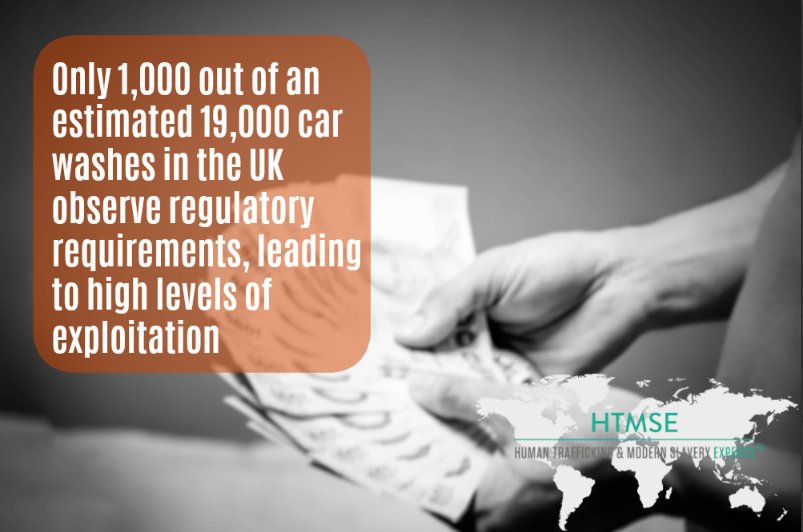 Customers have a key role in stamping out #ModernSlavery in the car wash industry - learn more on https://www.humantraffickingexperts.com/blog/ 