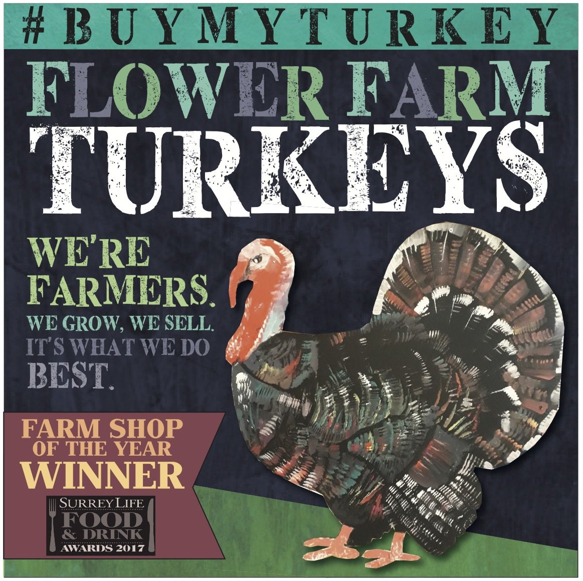 December is here! Order your #FarmReared #Turkey from Flower Farm. 
#BuyMyTurkey