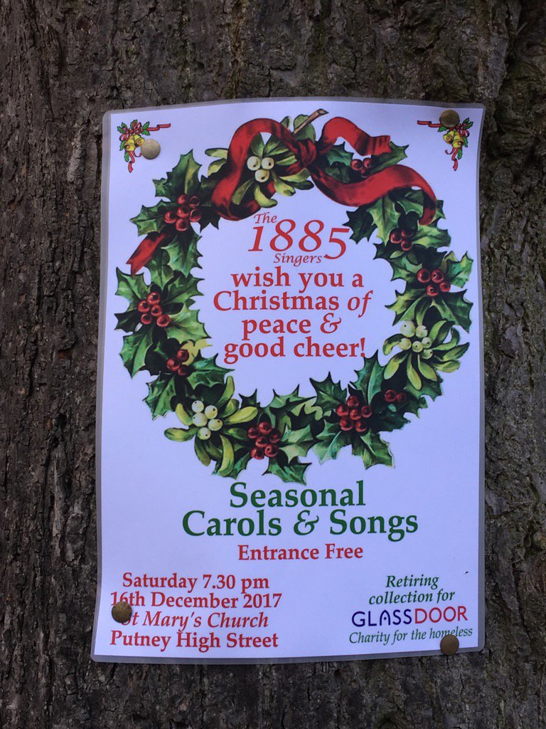 #carols wikth <a href="/1885singers/">1885 Singers</a> #putney #itsbeginningtolookalotlikechristmas