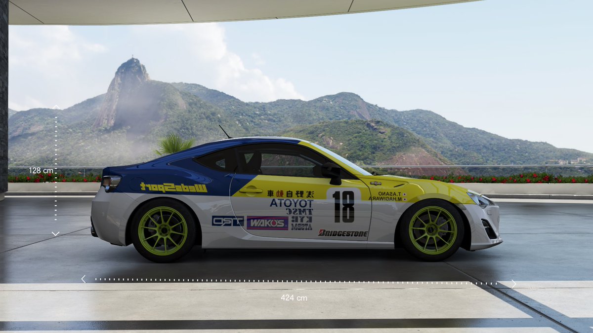 清水fraibo No Twitter カーナンバーとワコーズとブリジストン以外ドライバー名も含めすべて鏡文字という良く分からないデザインを忠実に再現