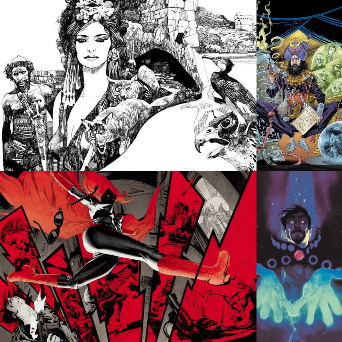 _Nickel_Mary's tweet image. Today I’m going to take a break from painting and work on a little page work. Inspo...@frazerirving @JHWilliamsIII #KevinO’Neill and #SergioToppi